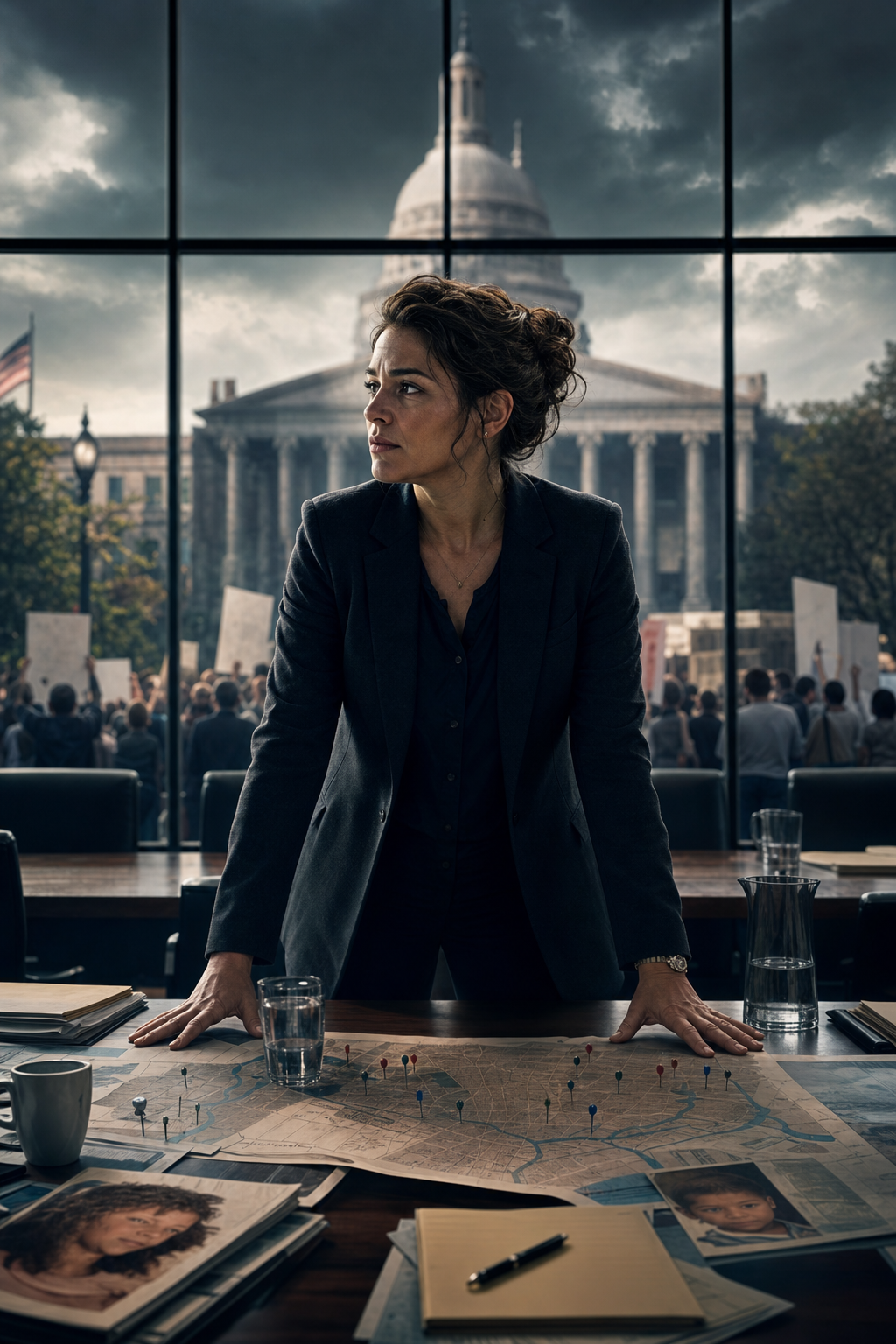 Cover image for THE ADVISORY, a Political Revolution Thriller blueprint.