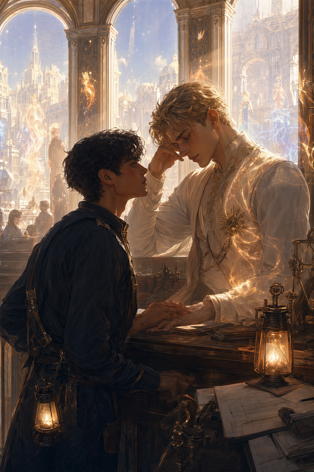 Cover image for ALL THE LIGHT ALLOWS, a QueerRomance blueprint.