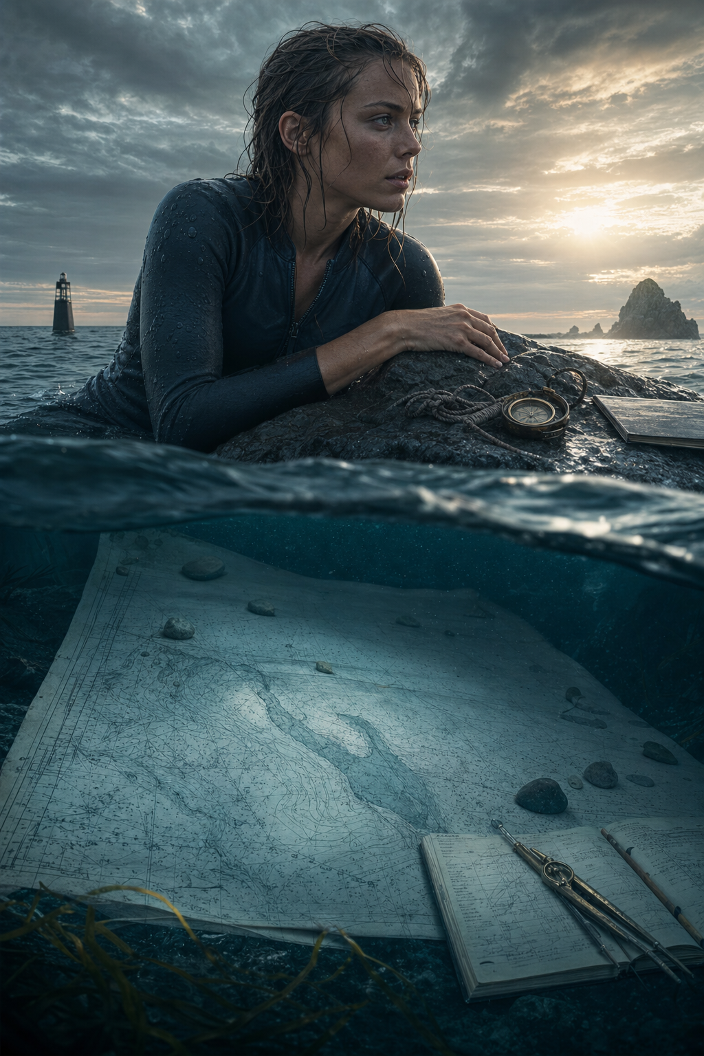 Cover image for THE CHART AND THE DEEP, a Shark-Sea Survival blueprint.