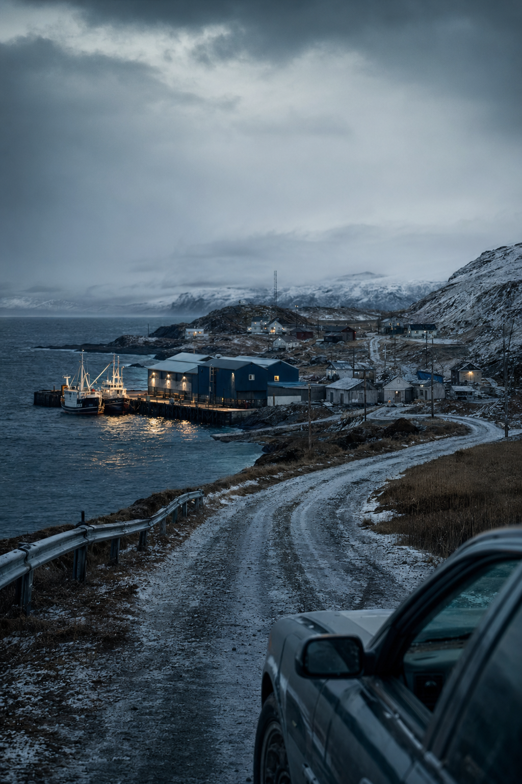 Cover image for THE COAST ROAD, a Rural Noir Investigation blueprint.
