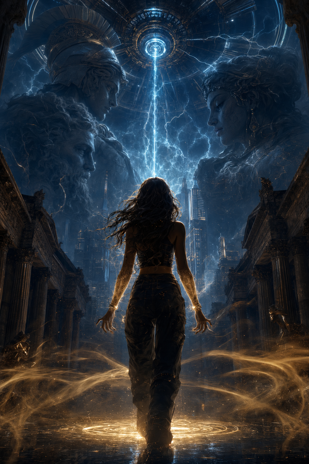 Cover image for THE FREQUENCY BENEATH, a Mythic Dark Romantasy blueprint.