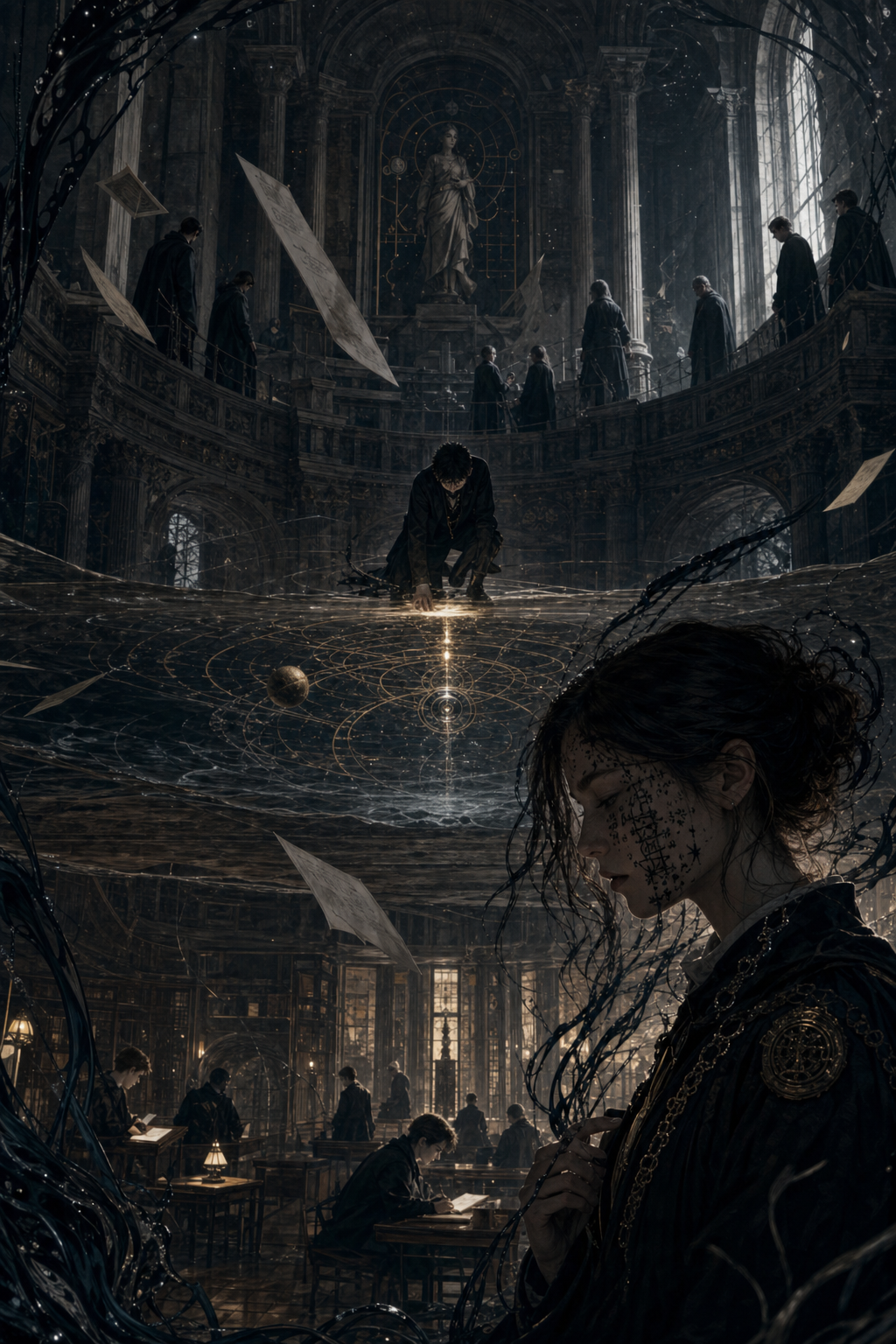 Cover image for THE HARROW, a Occult University Fantasy blueprint.
