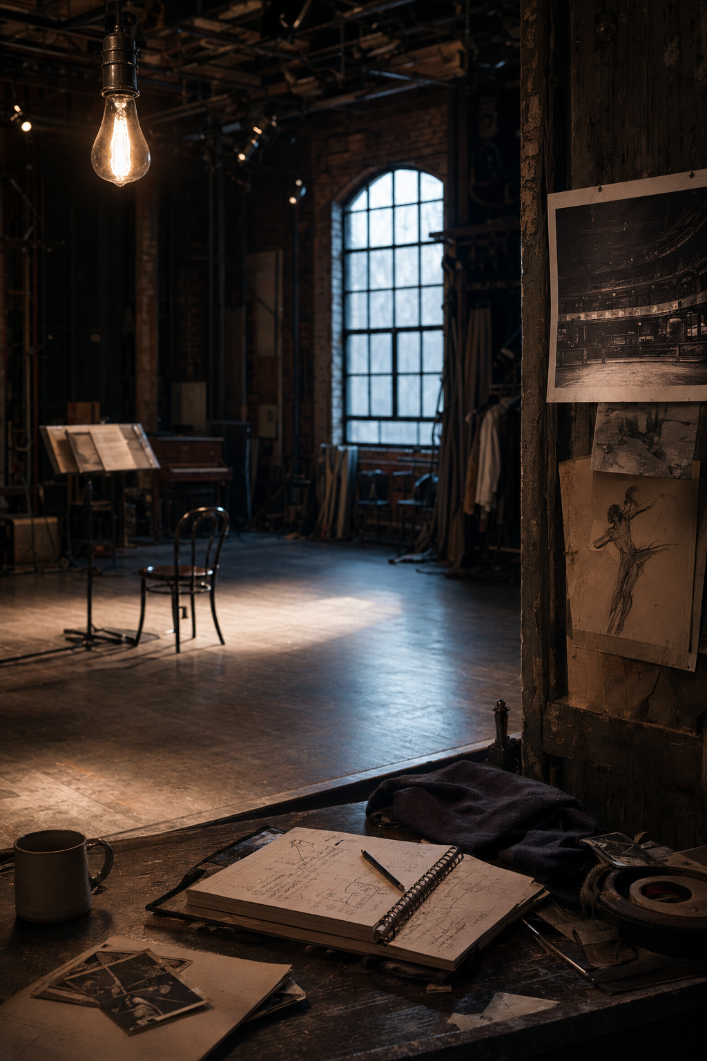 Cover image for The Held Note, a Theater Company Pressure blueprint.