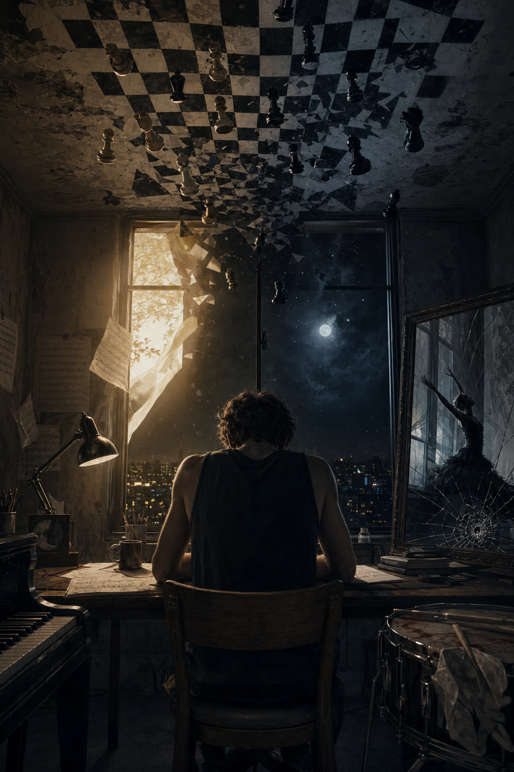 Cover image for THE HOURS BETWEEN, a Obsessive Genius Drama blueprint.