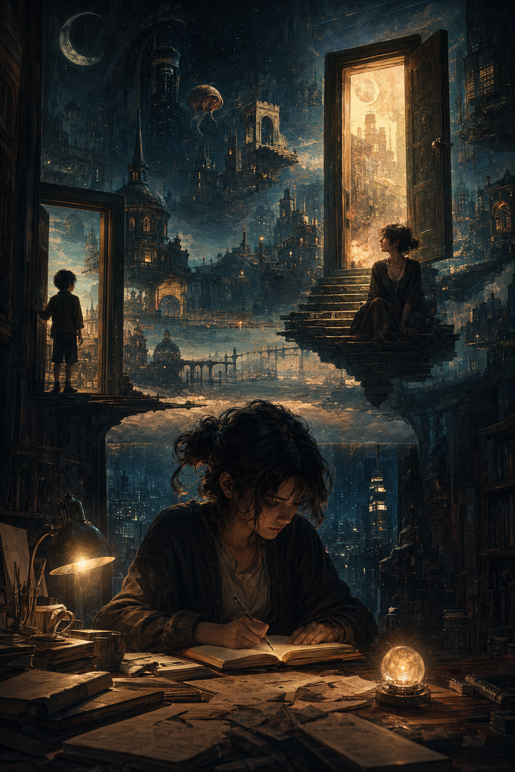 Cover image for THE KEPT WORLD, a Dream Detective Fantasy blueprint.