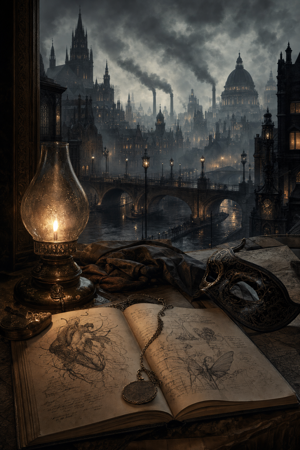Cover image for THE LEADEN HOURS, a Gaslamp Detective Adventure blueprint.