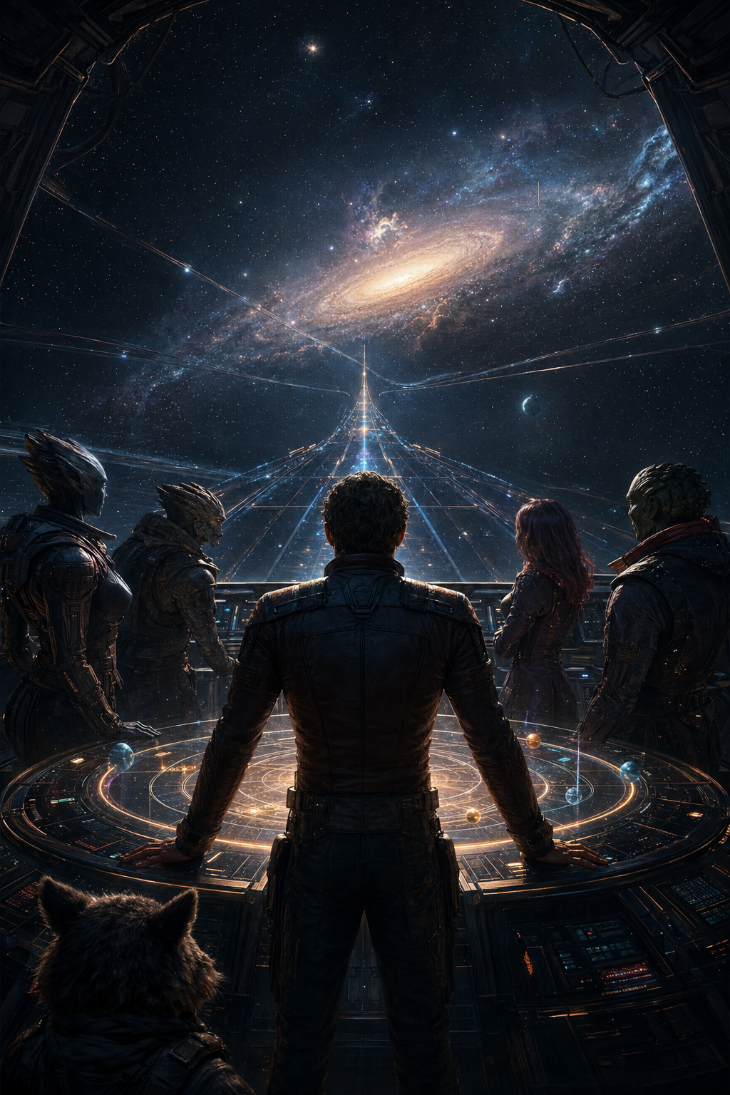 Cover image for The Long Way Back to Vorreth, a Space Opera blueprint.