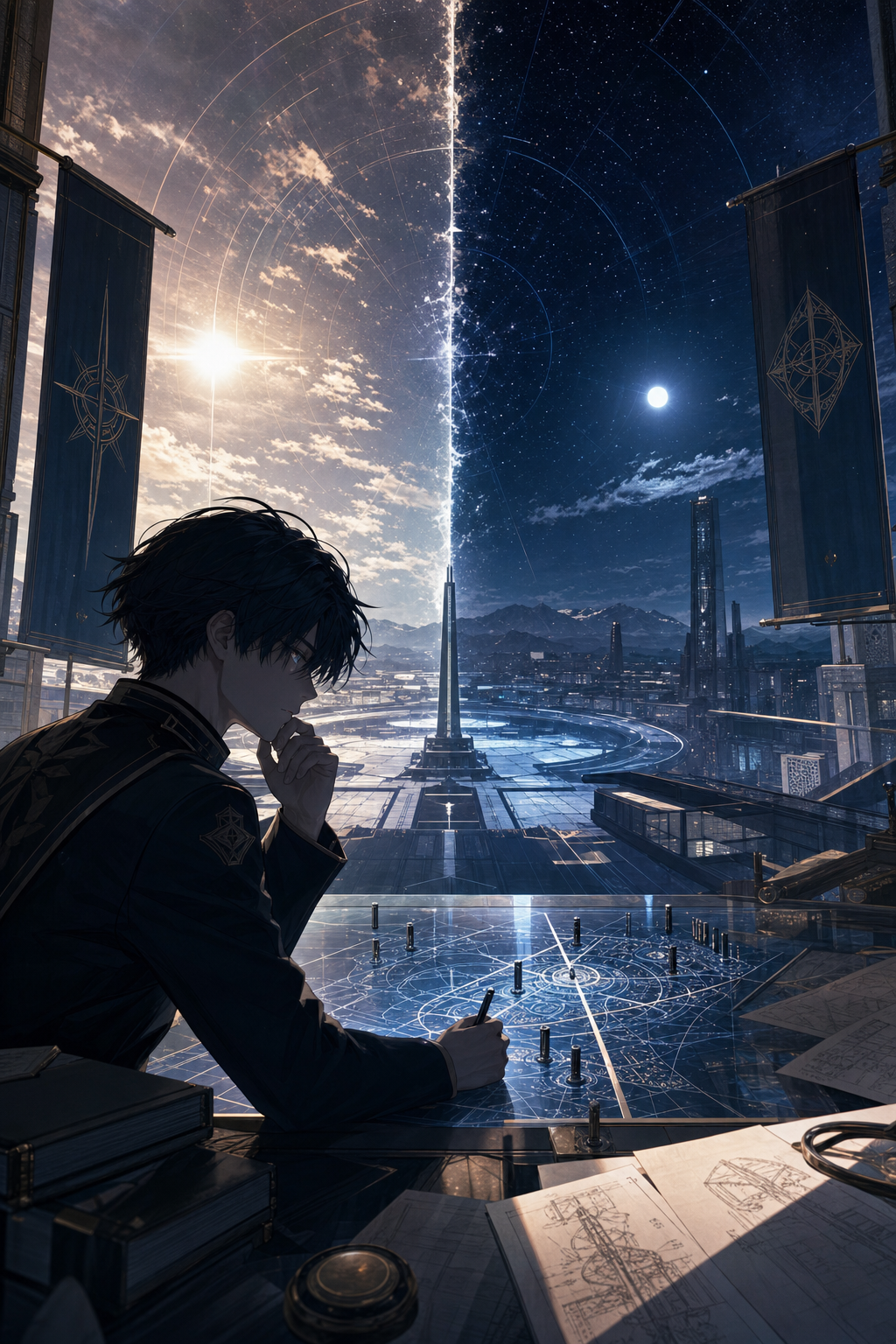 Cover image for MERIDIAN, a Cursed Battle Academy blueprint.