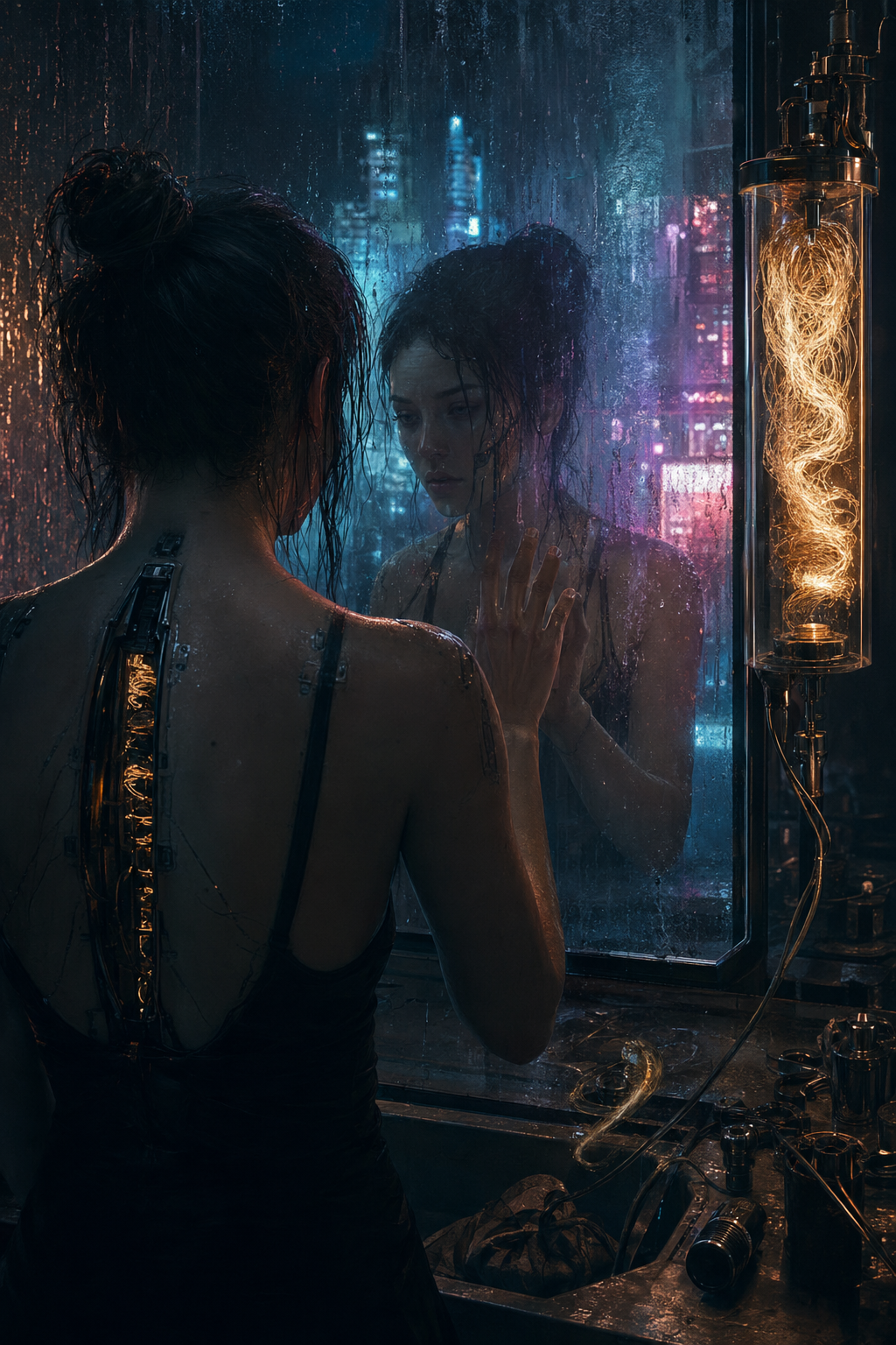 Cover image for THE PERSISTENCE OF LENA SALT, a Cyberpunk blueprint.