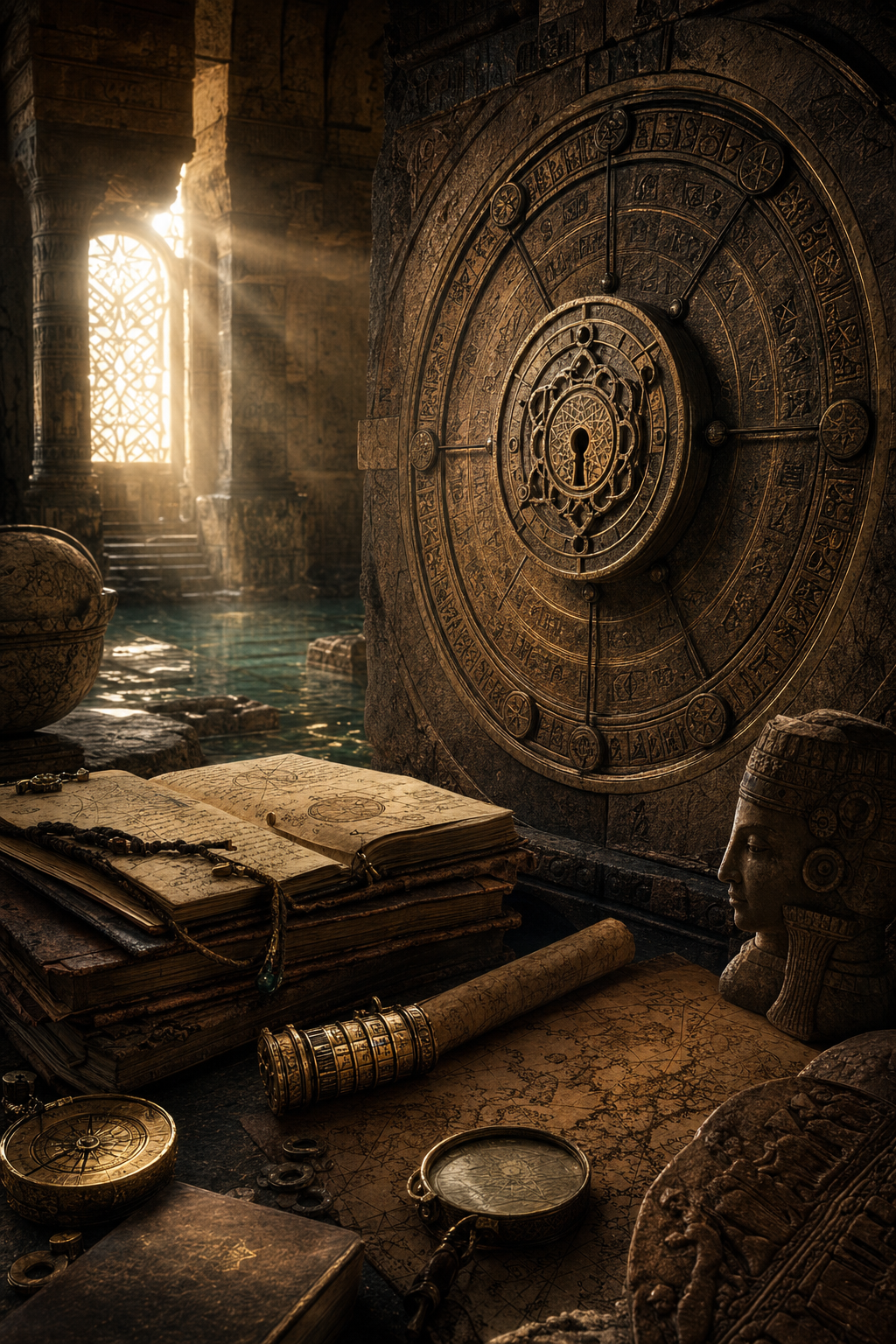 Cover image for THE SCHOLAR'S LOCK, a Archaeological Supernatural Mystery blueprint.