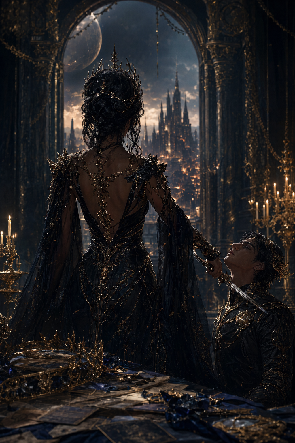 Cover image for THE WEIGHT OF EVERY BEAUTIFUL LIE, a Fae Court Romantasy blueprint.