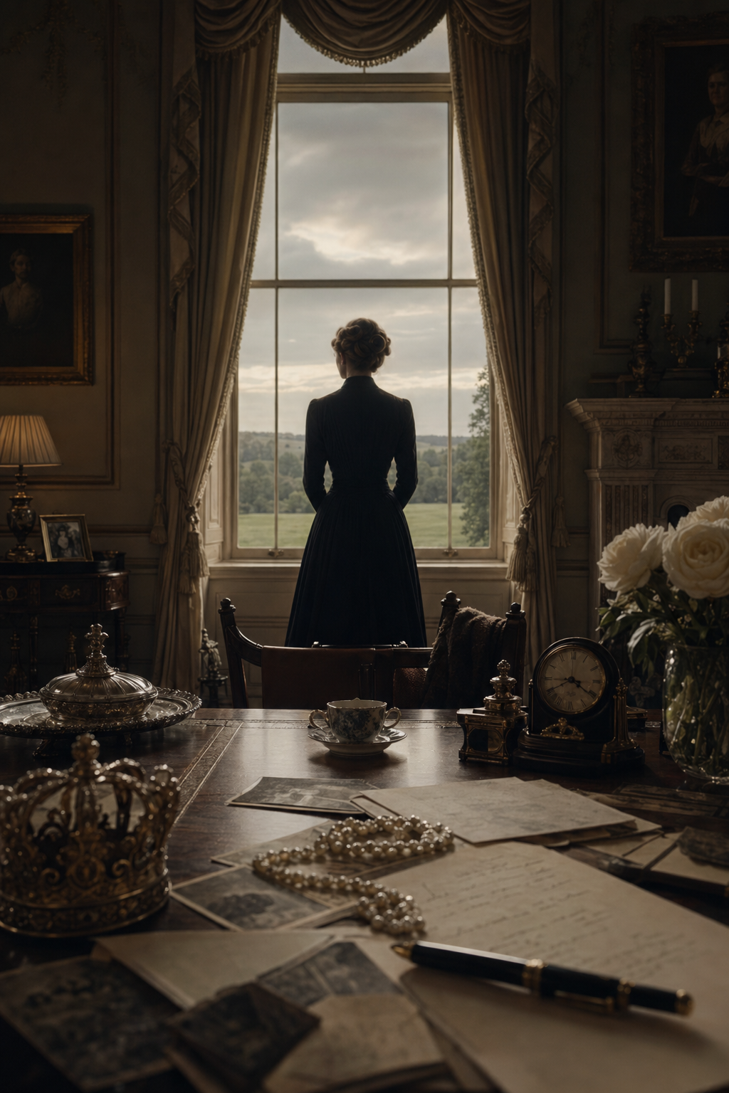 Cover image for THE WEIGHT OF HOURS, a Prestige Period Power Drama blueprint.