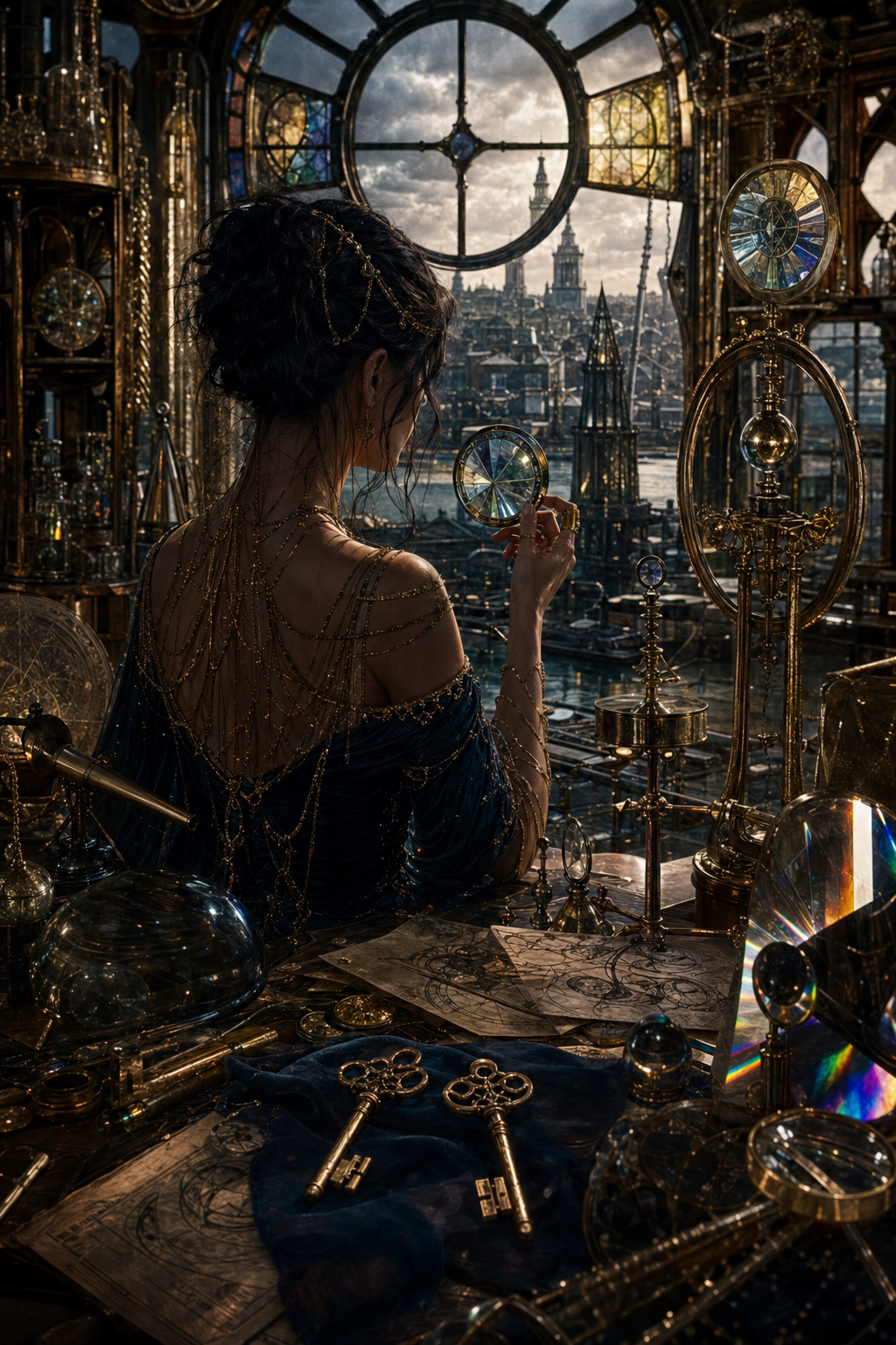 Cover image for THE WEIGHT OF TWO KEYS, a Dark BookTok Romantasy blueprint.