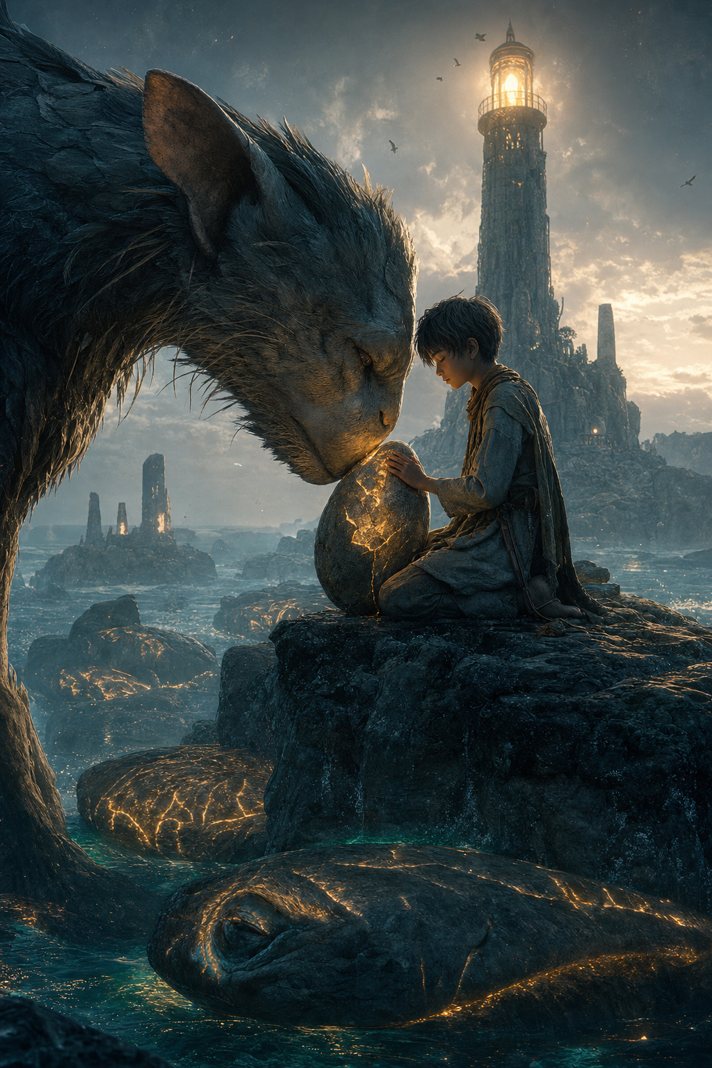 Cover image for WHAT THE STONE HOLDS, a Creature-Companion Journey blueprint.